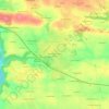 Topografische kaart Résidence Eugène Cadic, hoogte, reliëf