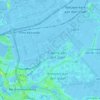 Topografische kaart Capelle aan den IJssel, hoogte, reliëf