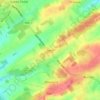 Topografische kaart Seny, hoogte, reliëf