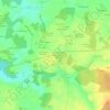Topografische kaart La Chênaie, hoogte, reliëf