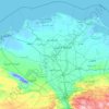 Topografische kaart Mudiriyat al Gharbiyah, hoogte, reliëf