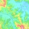 Topografische kaart Bionzo, hoogte, reliëf