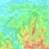 Topografische kaart Sant'Andrea alle Fornaci, hoogte, reliëf