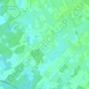 Topografische kaart Garnholt, hoogte, reliëf