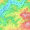Topografische kaart Rottland, hoogte, reliëf