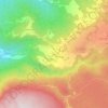 Topografische kaart Spert, hoogte, reliëf