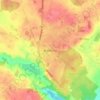 Topografische kaart Brædstrup, hoogte, reliëf