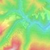 Topografische kaart Nerito, hoogte, reliëf