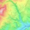 Topografische kaart La Jubilière, hoogte, reliëf