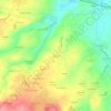 Topografische kaart Beussuet, hoogte, reliëf