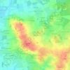 Topografische kaart La Bottinière, hoogte, reliëf