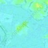 Topografische kaart Voutron, hoogte, reliëf