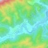 Topografische kaart La Caminade, hoogte, reliëf