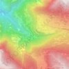 Topografische kaart Marangoni, hoogte, reliëf