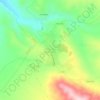 Topografische kaart Villanueva de Algaidas, hoogte, reliëf
