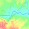 Topografische kaart علاویز, hoogte, reliëf