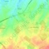 Topografische kaart Waleffe-Saint-Georges, hoogte, reliëf