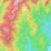 Topografische kaart Talucco, hoogte, reliëf