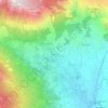 Topografische kaart Sorgente, hoogte, reliëf