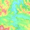 Topografische kaart Zokoa, hoogte, reliëf