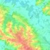 Topografische kaart Loc, hoogte, reliëf