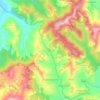 Topografische kaart Gonengo, hoogte, reliëf