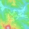 Topografische kaart Torniella, hoogte, reliëf