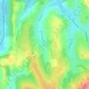 Topografische kaart Vișan, hoogte, reliëf