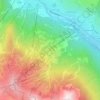 Topografische kaart Serre Ratier, hoogte, reliëf