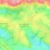 Topografische kaart Rose, hoogte, reliëf