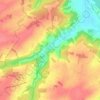Topografische kaart Puiselet-le-Marais, hoogte, reliëf