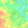 Topografische kaart Le Grand Hameau, hoogte, reliëf