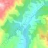 Topografische kaart Fondós, hoogte, reliëf