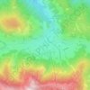 Topografische kaart Niederau, hoogte, reliëf