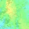 Topografische kaart Bois Magné, hoogte, reliëf