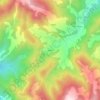 Topografische kaart Salceda, hoogte, reliëf