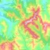 Topografische kaart Ozzano, hoogte, reliëf