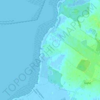 Topografische kaart Nisdorf, hoogte, reliëf