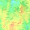 Topografische kaart La Labourais, hoogte, reliëf