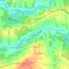 Topografische kaart Rushford, hoogte, reliëf