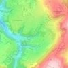 Topografische kaart Auf der Wolfskaul, hoogte, reliëf