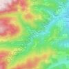 Topografische kaart Beaume, hoogte, reliëf