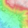 Topografische kaart Tenne Nove, hoogte, reliëf