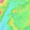Topografische kaart Mâchefer, hoogte, reliëf