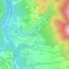 Topografische kaart San Lorenzo e Flaviano, hoogte, reliëf