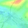 Topografische kaart Le Petit Vallage, hoogte, reliëf