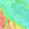 Topografische kaart Wasserbrenner, hoogte, reliëf