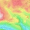 Topografische kaart La Denterie, hoogte, reliëf