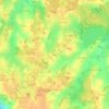 Topografische kaart Rivière, hoogte, reliëf