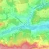 Topografische kaart Le Marais, hoogte, reliëf